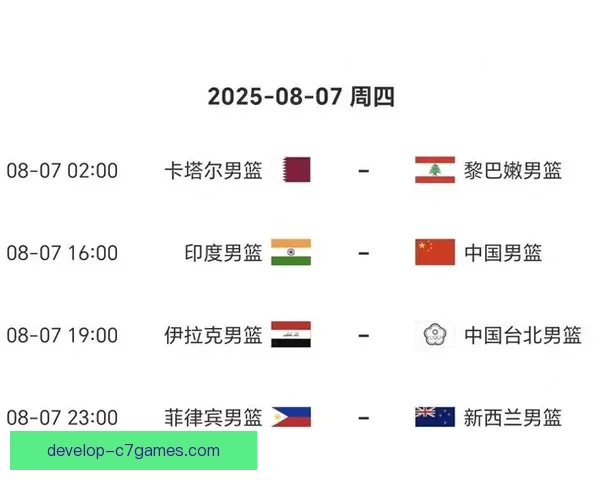 中国男篮备战亚洲杯关键赛程公布 球员状态引发热议